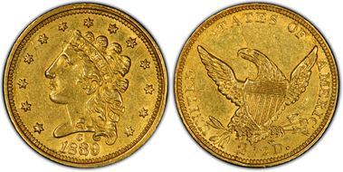 1839-C $2.50 AU55