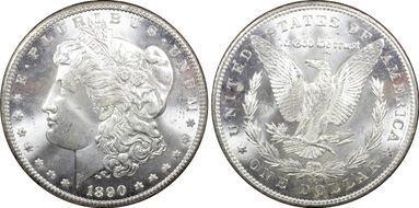 1890-CC $1 MS65+