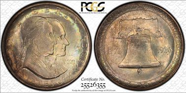 1926 50C Sesquicentennial MS65