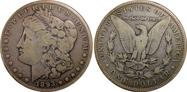 1893-S $1 VG10