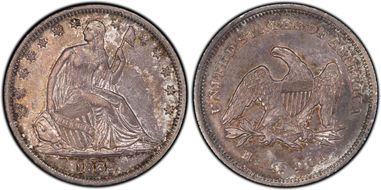 1839 50C Drapery XF45