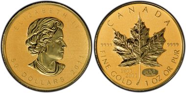 2011 $50 100th Ans RCM PR69