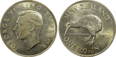 1945 Florin AU58