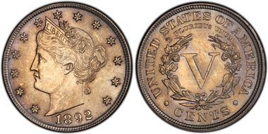 1892 5C MS64