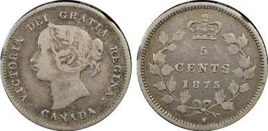 1875-H 5C Small Date F12