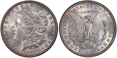 1887/6 $1 MS64