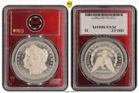 1881-CC $1 MS61PL