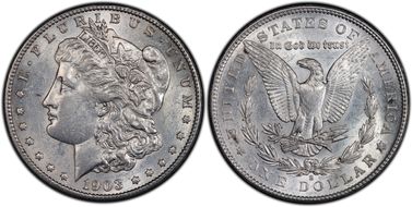 1903-S $1 AU55