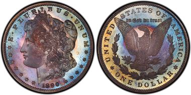 1890 $1 PR67