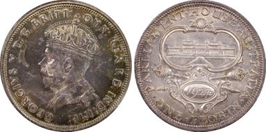 1927(m) Florin Canberra  KM-31 MS64