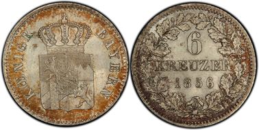 1856 6 Kr MS65