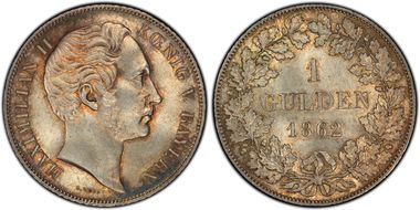 1862 Gulden MS65