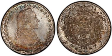 1777-M 20 Kr MS66