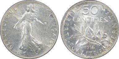 1914 50C Gad-420 F-190 MS64