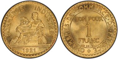 1921 1 Fr Gad-468 F-218 MS67