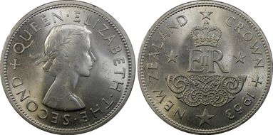 1953 Crown QEII Coronation MS64