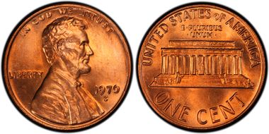 1970-S 1C Doubled Die Obverse FS-101 MS65RD