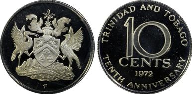 1972-FM 10C 10th Ann. Independence PR67DCAM