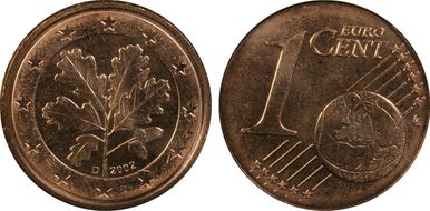 2002-D € 0.01 MS66RD