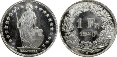 1940 B 1 Fr KM-24  Ag SP66