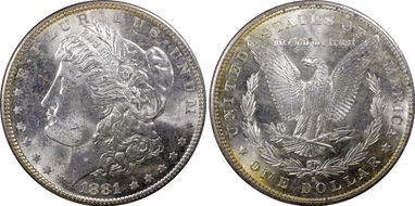1881-S $1 MS63