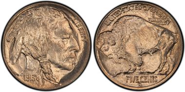 1913-D 5C FS-401, 2 Feathers MS65