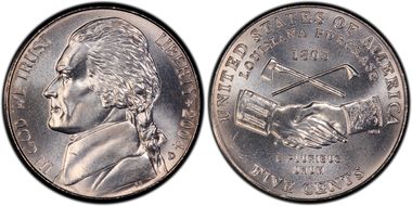 2004-D 5C Peace Medal MS67