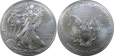 2011-S $1 Silver Eagle 25th Anniversary Set First Strike MS70