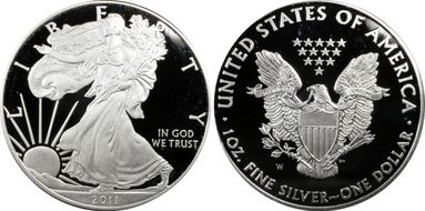 2011-W $1 Silver Eagle 25th Anniversary Set First Strike PR70DCAM