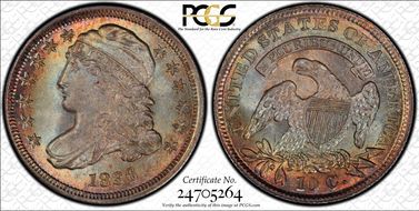 1836 10C MS67+