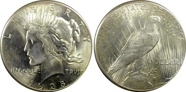 1928 $1 MS65