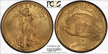 1925 $20 MS64