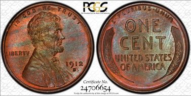 1912-S 1C MS65BN
