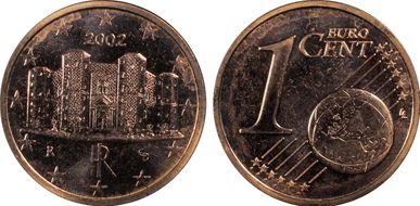 2002-R € 0.01 MS65RD