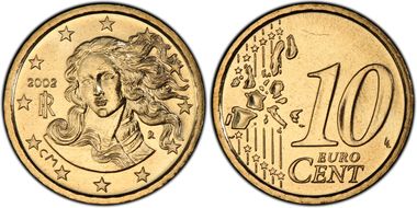 2002-R € 0.10 MS64