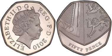 2010 50p S-H18 PR68DCAM