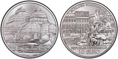 2003 € 10 Schoenbrunn Palace KM-3106 MS69
