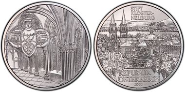 2008 € 10 Klosterneuburg KM-3157 MS69