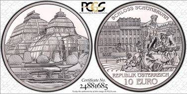 2003 € 10 Schoenbrunn Palace KM-3106 PR69DCAM