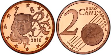 2010 € 0.02 PR69DCAM