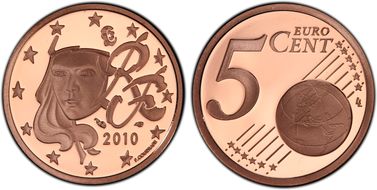 2010 € 0.05 PR69DCAM