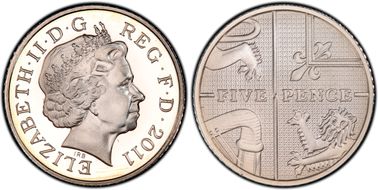 2011 5p S-D7 Silver PR69DCAM