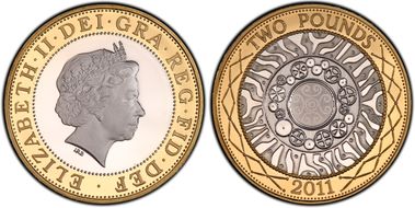 2011 £2 S-K9 Iron Age Ag PR69DCAM