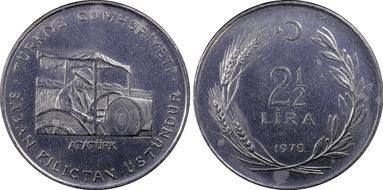 1970 2 1/2 L F.A.O. MS65