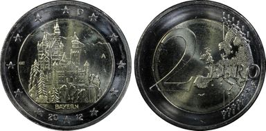 2012-A € 2 Bavaria MS64