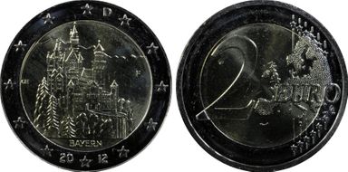 2012-F € 2 Bavaria MS65