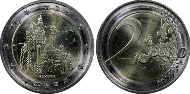 2012-J € 2 Bavaria MS65