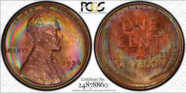 1936-D 1C MS63BN