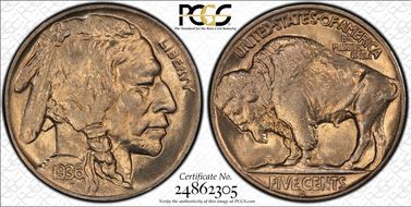 1936-D/D 5C RPM, FS-511 MS65