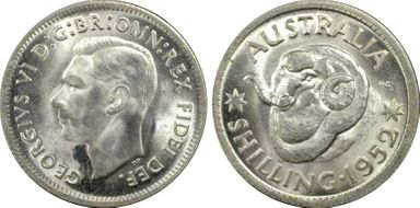 1952(m) Shil KM-46  Ag MS65